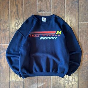 Vintage Y2K Jeff DuPont NASCAR Crewneck